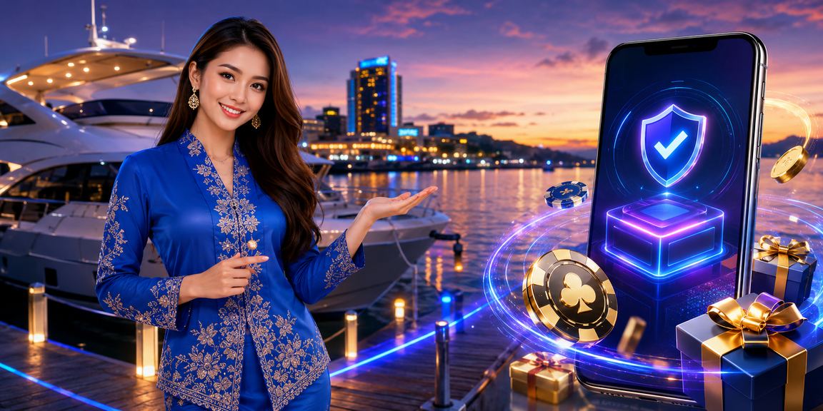 Pemain menikmati promosi pertaruhan sukan fc26 di Kota Kinabalu dengan pakaian tradisional baju kurung